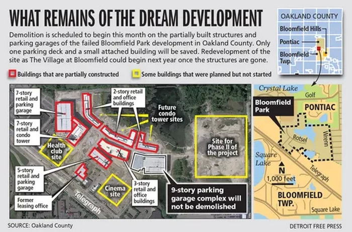 Bloomfield Park - Detroit News Map From 2017